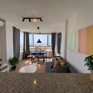 Diorama D Con Impresionante Vista, Piscina Y Parking , Benalmadena Spain